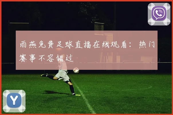 雨燕免费足球直播在线观看：热门赛事不容错过